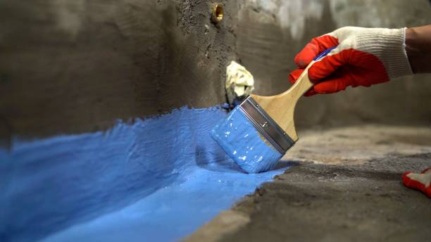 Crawl space vapor barrier installation in Delta, OH
